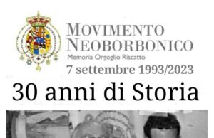 Il Movimento Neoborbonico compie 30 anni, presto una grande festa a Napoli