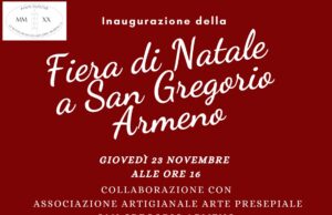 La Fiera del Presepe di San Gregorio Armeno. Organizzato un Buffet per l’inizio del Natale