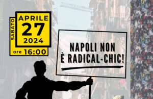 Napoli sabato 27 aprile manifestazione cittadina contro la Venere degli stracci. “Napoli non è radical chic”