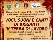 “Voci Suoni e Canti di Briganti in Terra di Lavoro”. Lo spettacolo che fa tremare la storiografia ufficiale
