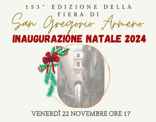153ª Edizione della Fiera di San Gregorio Armeno: Inaugurazione del Natale 2024