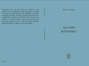 Gli Anni impossibili: il nuovo libro di Enrico Fagnano
