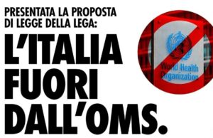Italia fuori dall’OMS? La proposta che segue le orme di Trump