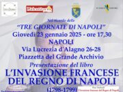 NEL RICORDO DELLE “TRE GIORNATE DI NAPOLI” IL GENERALE PAUL THIEBAULT RITORNA NELLA CAPITALE