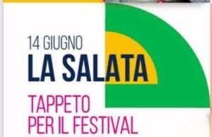 La Salata si tinge di colori: il 14 giugno il tappeto degli Infioratori Cappella San Ciro protagonista al Festival delle Arti Effimere