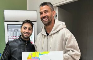 Spinazzola omaggiato dall’arte: il capolavoro di Ivano Nobile celebra il legame con Napoli