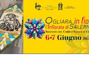 Gli Infioratori di Portici protagonisti a Ogliara ln fiore 2026: arte, fede e tradizione in trasferta a Salerno