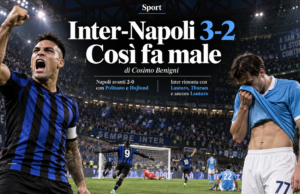 Inter-Napoli 3-2. Così fa male